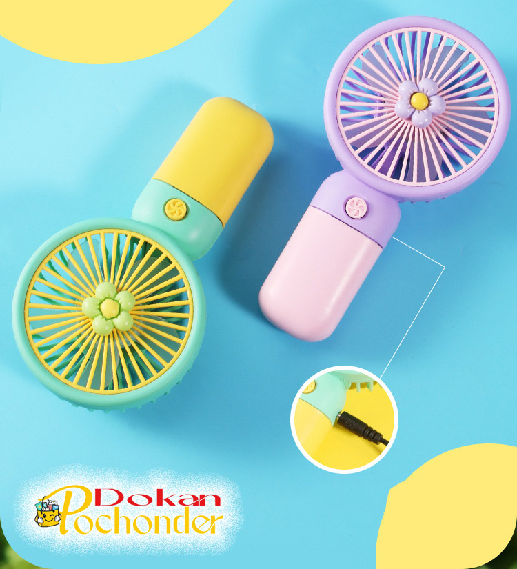 Mini Portable USB Fan – Rechargeable Handheld Cooling Fan - Image 4