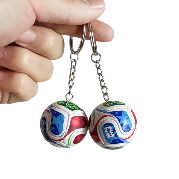 Mini Football Keychain – Soccer Ball Keyring Stylish Sports Key Holder Fifa 2026