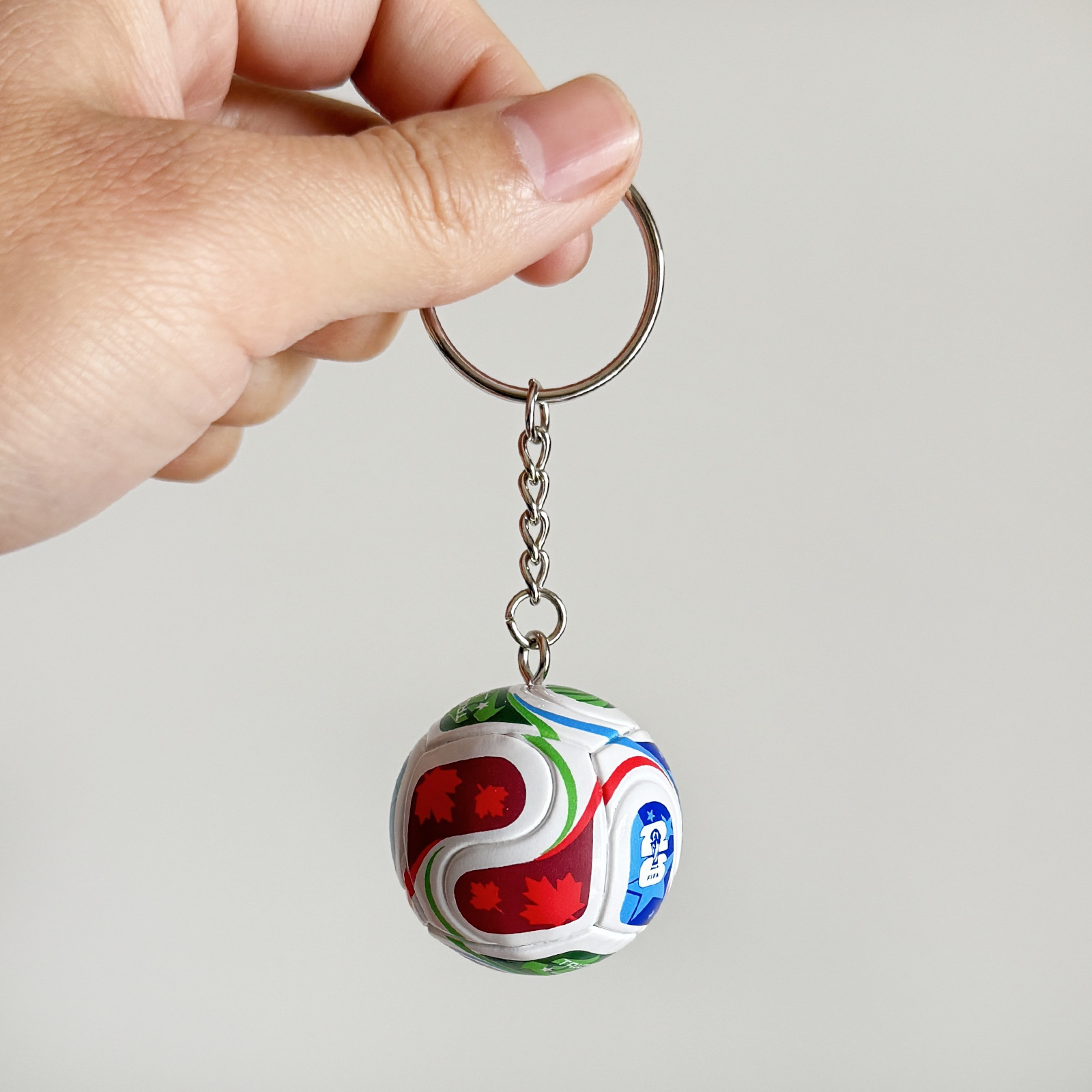 Mini Football Keychain – Soccer Ball Keyring Stylish Sports Key Holder Fifa 2026 - Image 5